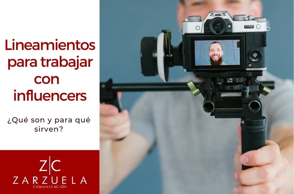 Lineamientos para trabajar con influencers, el paso a paso