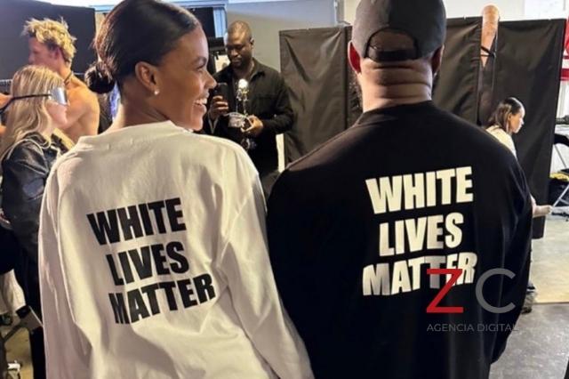 Kanye West fotografiado con playera White lives matter/ cortesía: marca.com