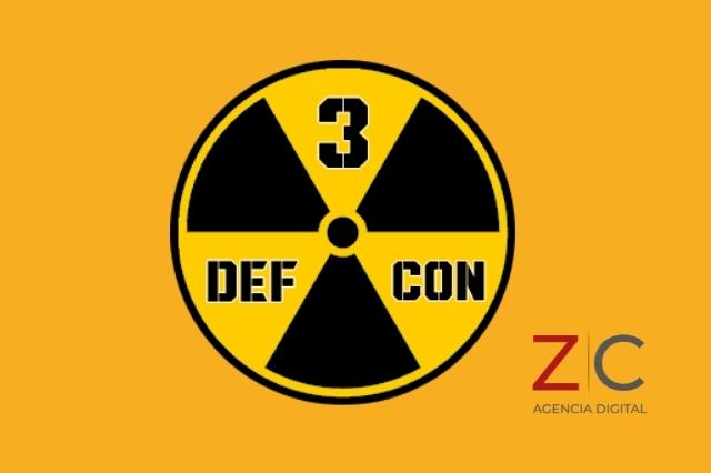 Señal de DEFCON 3/ cortesía: defconlevel.com