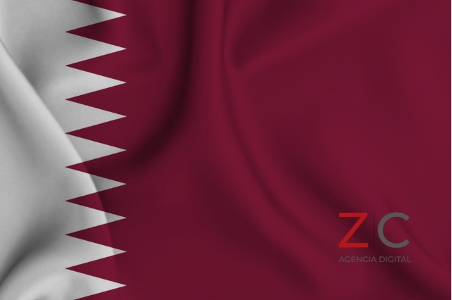 Bandera de Qatar, país donde se celebra el Mundial/ cortesía: Canva