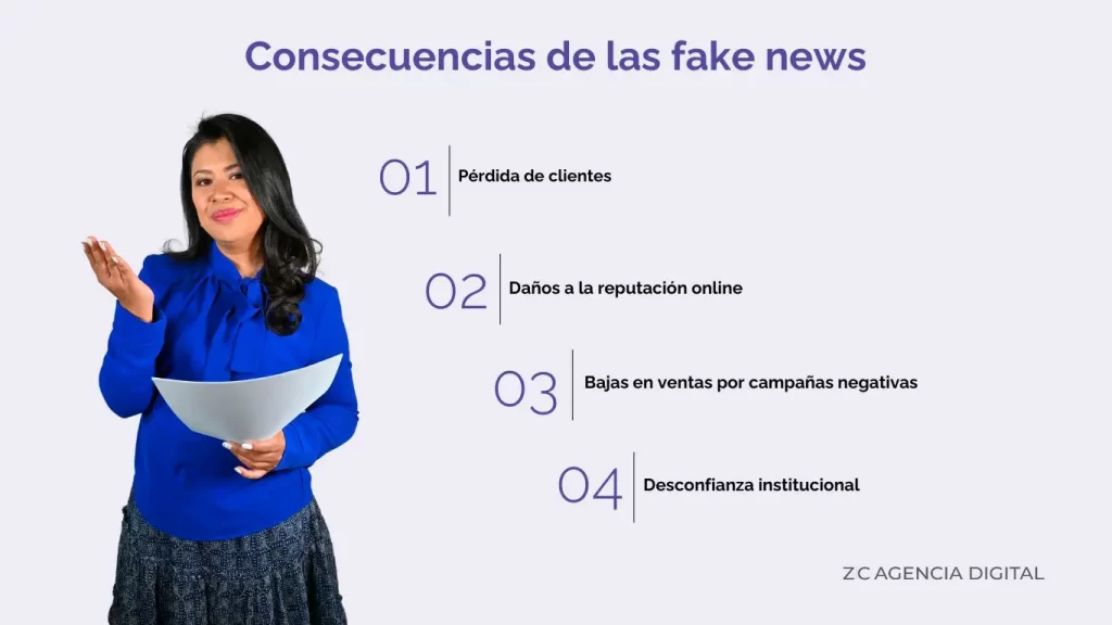 Fake news, desinformación en redes sociales, ¿cómo afecta? 3 consecuencias fake news