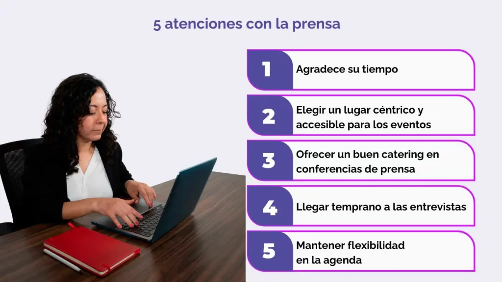 Medios de comunicación: el panorama actual 3 5 atenciones con la prensa