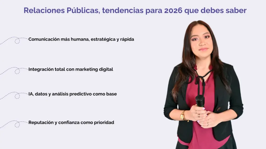 Relaciones Públicas, tendencias para 2026 que debes saber 3 relaciones tendencias 2026