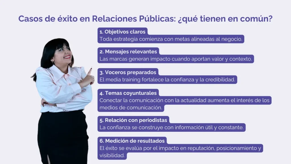 casos de exito en rp que tienen en comun