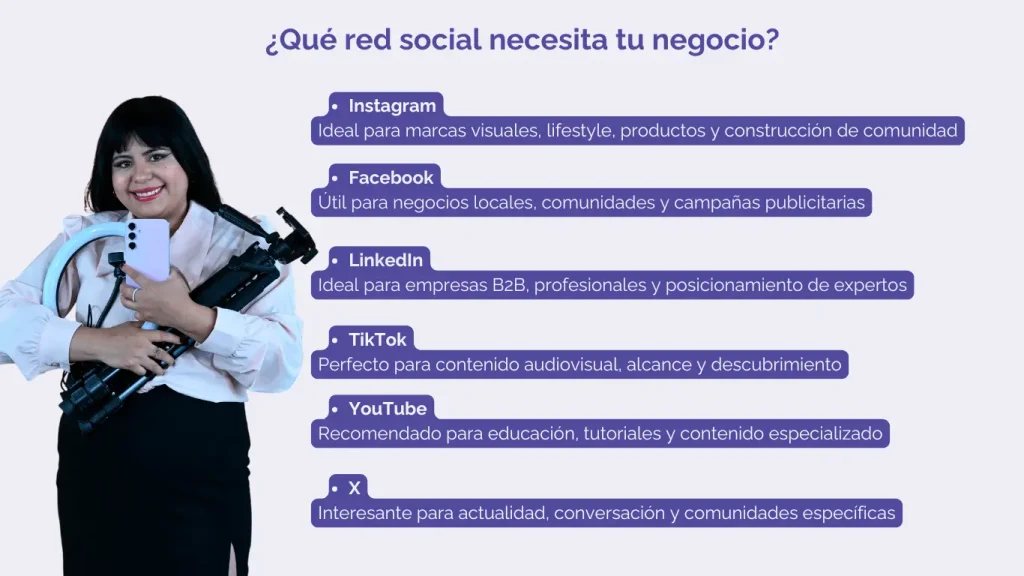 que red social necesita tu negocio